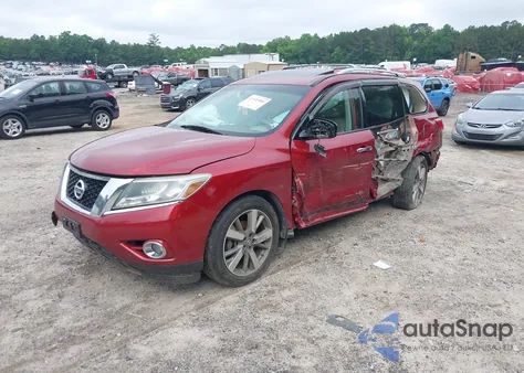 2014 Nissan Pathfinder Platinum z USA, uszkodzony, nr VIN 5N1AR2MN0EC680754